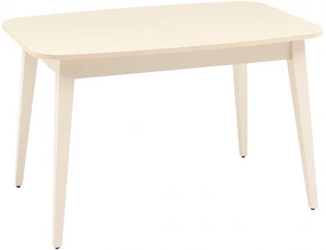 Стол обеденный раскладной 120-160*80 кремовый матовый Stool Group Берлин УТ000036193