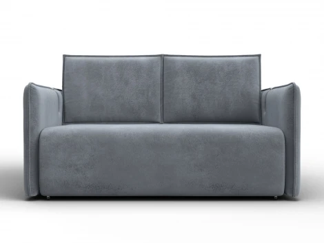 Диван прямой Лига-117 (ЛДСП,Брус,Фанера,Велюр/Серый) Лига Диванов 137023