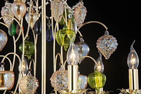 Подвесная люстра Arte Lamp Ricchezza A2011LM-6GO