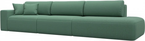 Диван прямой Лига-036 НПБ Модерн Лонг подлокотник слева Лига Диванов (Рогожка) арт.124212L