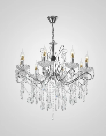 Подвесная люстра Мелодия Света PL1N P6781-8 CR 000029175