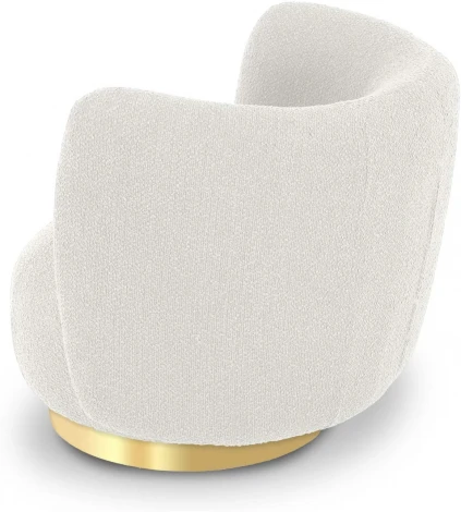 Кресло Lucca ОГОГО (арт.853034), (Букле,Ткань,Рогожка/Бежевый)