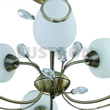 Потолочная люстра IDLamp 834 834/6PF-Oldbronze