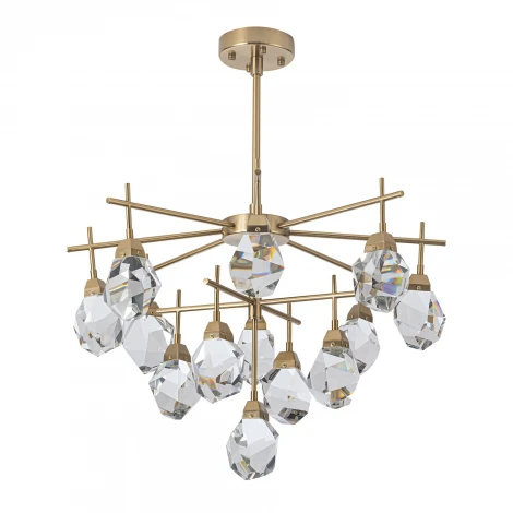 Потолочная люстра светодиодная хрустальная на штанге Modelux MODELUX ML.88972.13 BS