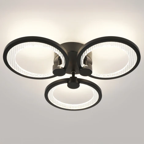 Потолочная люстра на штанге светодиодная с пультом ЭРА Odry CLL-1-46-RC BK