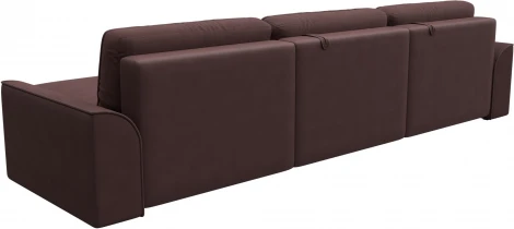 Диван угловой Лига-048 НПБ лонг Лига Диванов (Замша) арт.128505