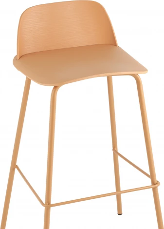 Стул барный Mist желтый 4 шт Stool Group (арт.УТ000038326)