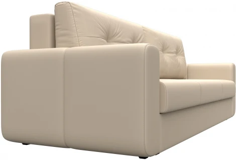 Диван прямой Лига-031 (Бежевый/Экокожа) Лига Диванов арт.121275