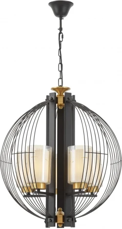 Подвесная люстра Lumina Deco Ponti LDP 1245-5 BK+MD