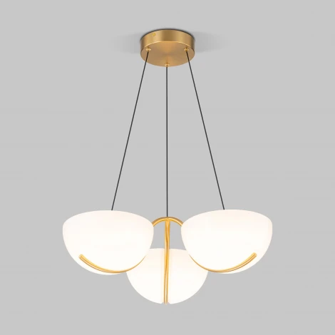 Подвесной светильник Eurosvet Emisfero 50083/3 LED золото (220V, на проводе)