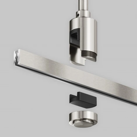 Крепление потолочное Short одинарное 138мм Maytoni Accessories for tracks Flarity TRA156C-SL1-PT