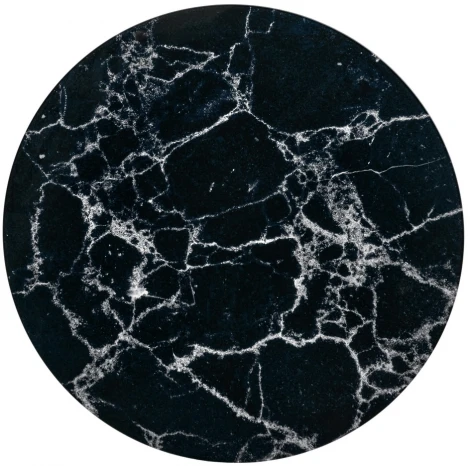 Набор кофейных столиков Tango чёрный мрамор с чёрными ножками, 2шт Bradex Home RF 0375