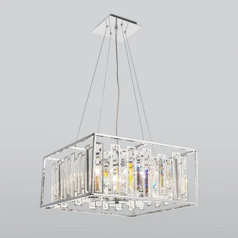 Подвесная люстра Bogate's Cella 312/6 Strotskis (220V, хрусталь, на тросе)
