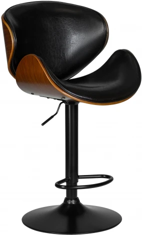Стул барный JACK BLACK (цвет черный глянец PU ABD 002)