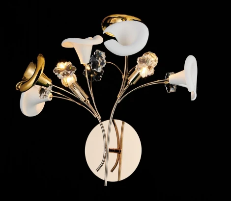Бра Alfa Light F2924-02 (220V, цветы)