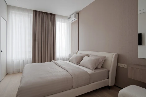 Кровать Michelle без под.мех. серый Norton SER+Mocka43 183*230*99см Garda Decor