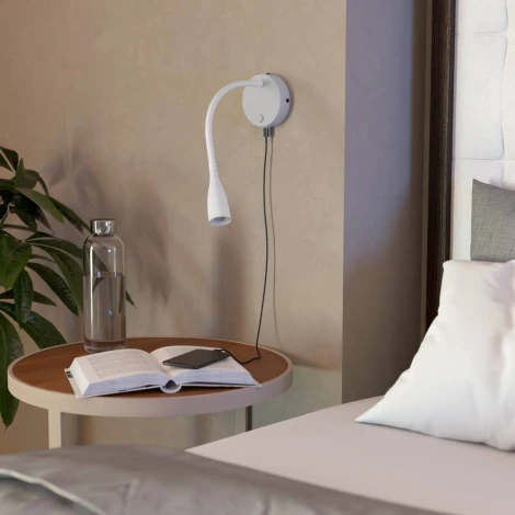 Спот светодиодный с выключателем для чтения на гибкой ножке Eglo Olivandino 1 901782