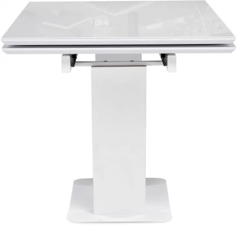 Стол стеклянный Notta Конор 140(200)х80х73 ультра белый / белый 517338