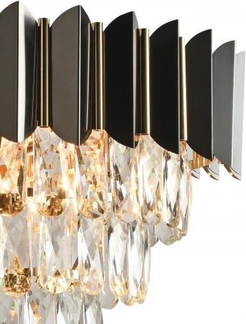 Подвесная люстра Natali Kovaltseva Darian Ii 81448/8C GOLD BLACK