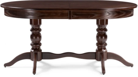 Деревянный стол Woodville Дейвер 160(220)х100 орех темный 515967