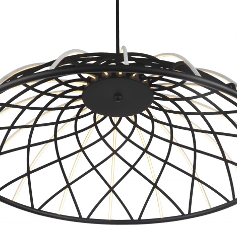 Светильник подвесной ST Luce Bound SL6016.403.01 Черный/Черный LED 1*20W (220V, на проводе)