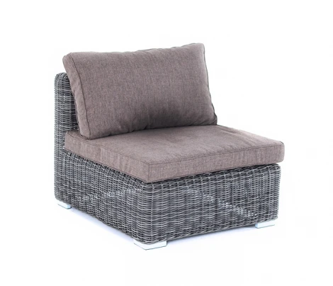 Модуль диванный прямой с подушками, цвет графит 4SIS Лунго YH-C1032W graphite