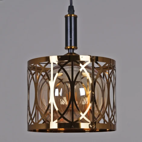 Подвесной светильник Reluce 06018-0.9-03 BK (GAB) (220V, на проводе, шар)