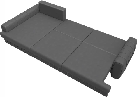 Диван угловой Лига-057 НПБ Лонг угол левый Лига Диванов (Замша) арт.129314L