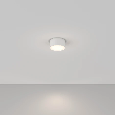 Потолочный светильник круглый Zon 4000K 1x12Вт 120° LED Maytoni Technical C032CL-L12W4K (220V, круглые)
