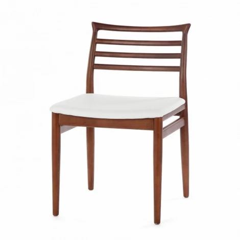 Обеденный стул Brunn Белый эко-кожа