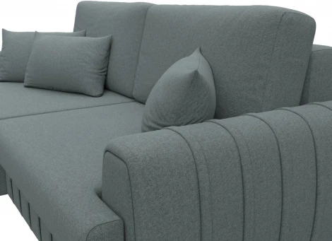 Диван угловой Лига-057 НПБ угол левый Лига Диванов (Рогожка) арт.129265L