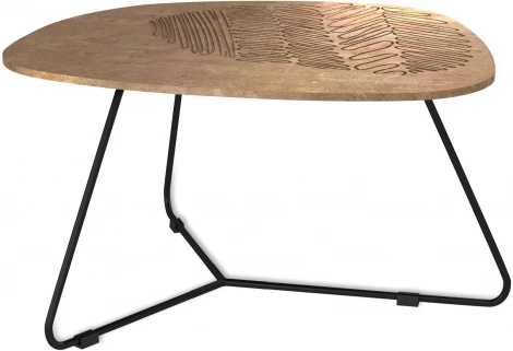 Столик журнальный Sheffilton SHT-CT52-1 тирион/черный муар