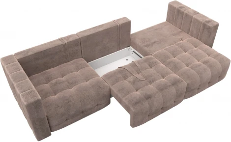 Диван прямой Лига-052 НПБ Лонг Лига Диванов (Велюр) арт.128775