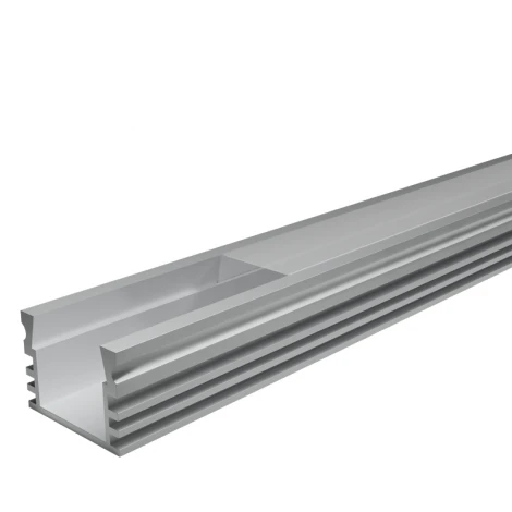 Профиль алюминиевый накладной серый 12х16х2000 мм Wolta WAP WAP-S-16/12/2000-A