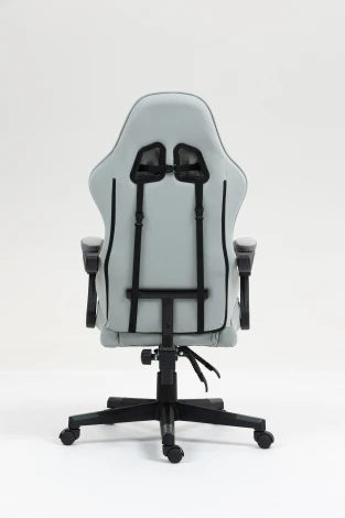 Кресло спортивное TopChairs Phantom серо-голубой арт.УТ000039475