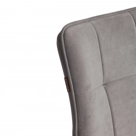 Барный стул Bari/Бари Tetchair (Металл,Велюр/Серый) арт.24905