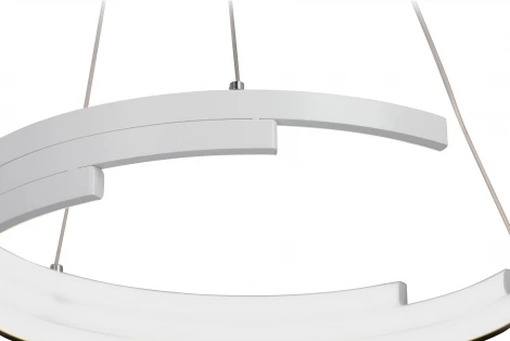 Подвесной светильник V3967-0/1S, LED 57Вт, 3900-4200К, 4730лм V3967-0/1S Vitaluce (220V, на тросе, круглые)