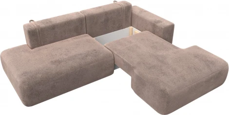 Диван угловой Лига-036 НПБ Модерн правый угол Лига Диванов (Велюр) арт.127775