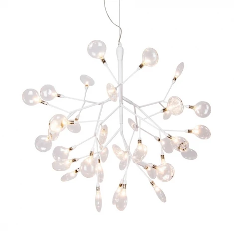 Подвесная люстра Crystal Lux Evita SP36 WHITE/TRANSPARENT