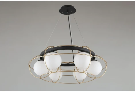 Подвесной светильник Aployt Mahot APL.317.03.06 (220V, на тросе, шарики, круглые)