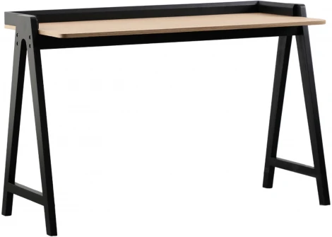 Стол письменный Stool Group Pyramid 118*53 светлое дерево/черный УТ000036012