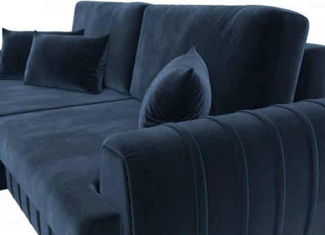 Диван угловой Лига-057 НПБ угол левый Лига Диванов (Велюр) арт.129276L