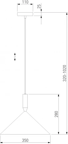 Подвесной светильник Eurosvet Nippon 50024/1 белый (220V, на проводе)