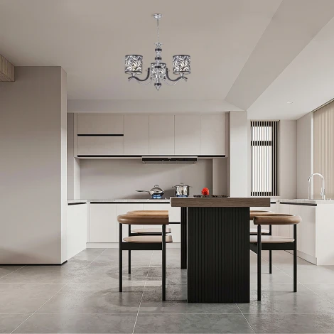 Подвесная люстра Arte Milano Florentia-4957 304957/3 Bk/Ni (220V, на цепи)