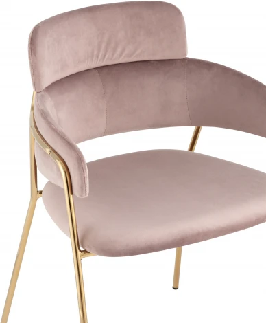 Стул Stool Group Полин велюр розовый УТ000035751