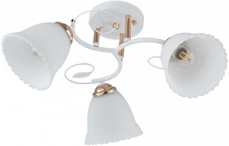 Потолочная люстра на штанге Arte Milano AMALFI-325395 325395/3A WH+FG (220V)