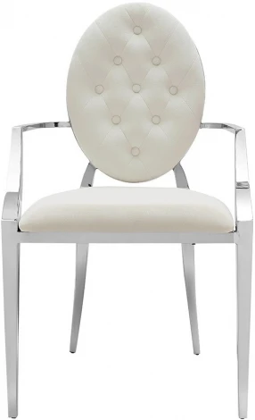 Стул Y110B бежевый бархат