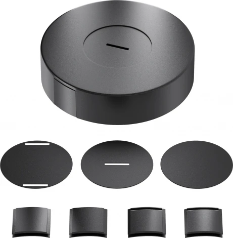 Потолочная чаша Parity накладная с коннектором питания черная комплект Maytoni Accessories for system Parity TRA130SC-1B (48V)