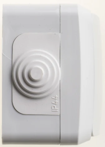 Выключатель накладной одноклавишный (серый) IP44 Systeme Electric Etude BA10-046C