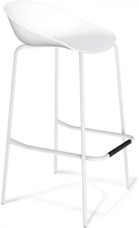 Стул барный SHT-ST19/S29 белый/белый муар Sheffilton 8030296514